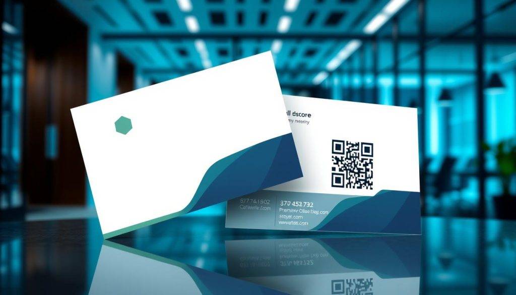 custom business cards with qr code