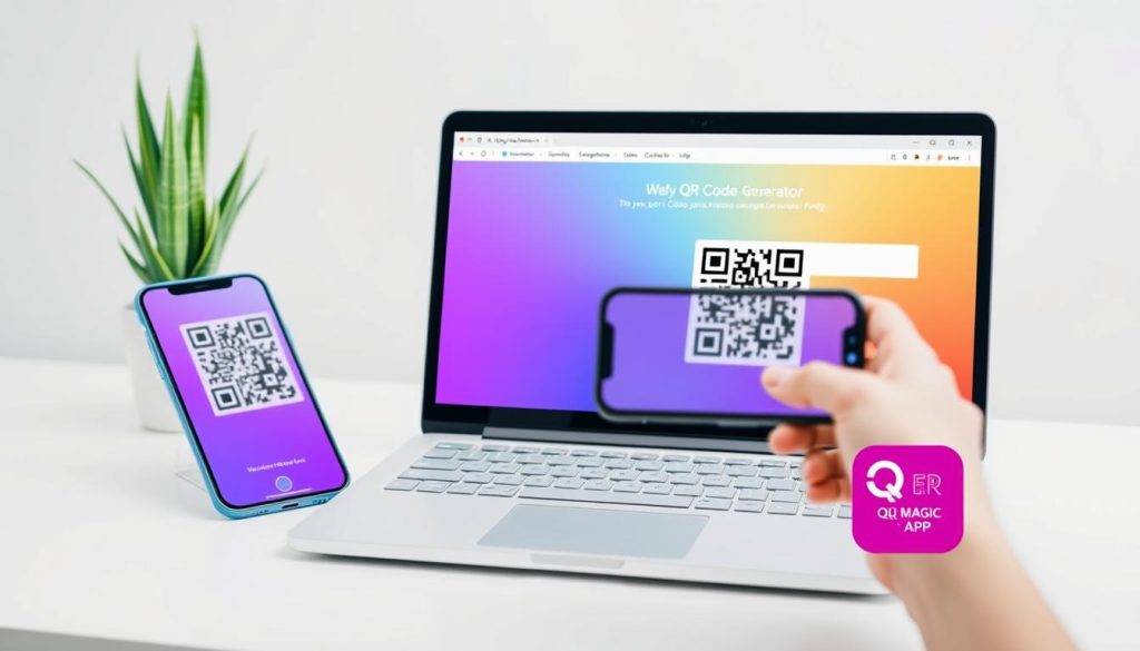 how to create qr code for url