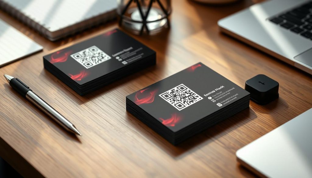 QR code business cards