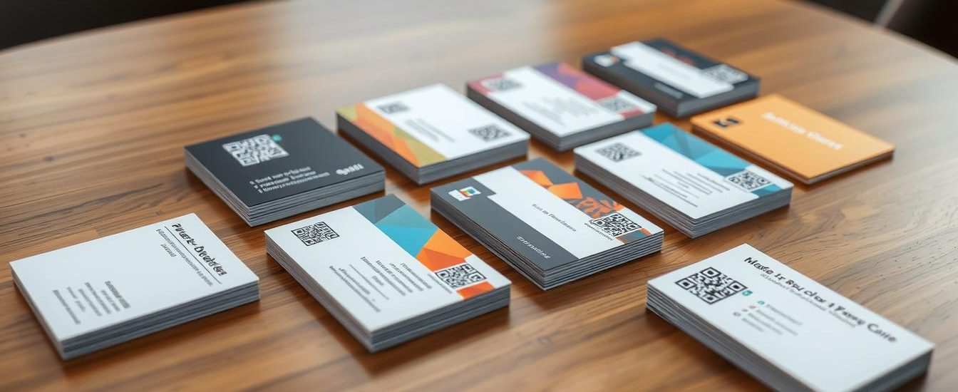 create business cards with qr codes