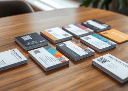 create business cards with qr codes