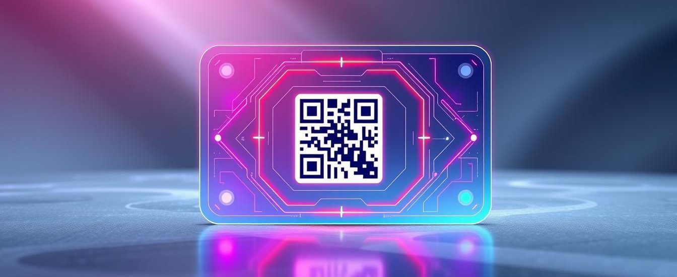 digital qr code business card